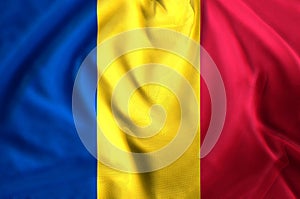 Romania flag illustration