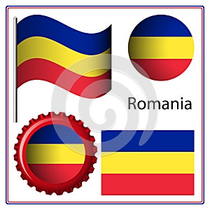 Romania graphic set