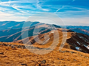 Romania, Iezer&Papusa Mountains, autumn landscape.