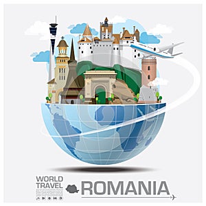 Romania Landmark Global Travel And Journey Infographic