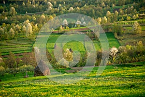 Romania landscape from Maramures county