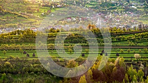 Romania landscape from Maramures county