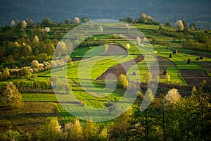 Romania landscape from Maramures county