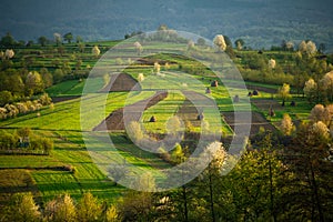 Romania landscape from Maramures county