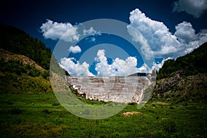 Romania, Lesu Ursului Dam in Bihor County.