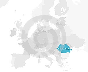 Romania Location Map