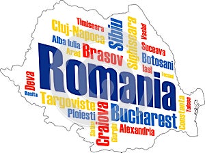 Romania Map and Cities