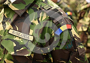 Romania military uniform. Romanian army uniform. Romanian troops