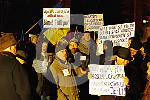 Romania protest