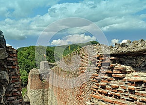 Romania, ruins castle of Dracula