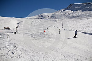 Romania ski slope