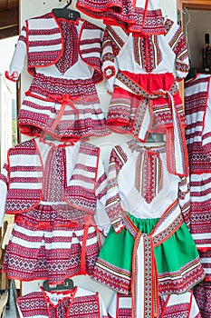 Romania traditional costumes