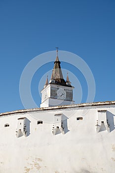 Romanian ancient Catholic church, historical Villages with fortified churches in Transylvania