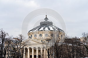 Romanian Athenaeum or Ateneul Roman in Bucharest, Romania 2022