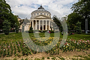 Romanian Athenaeum or Ateneul Roman in Bucharest, Romania 2022