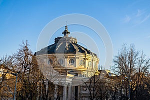 Romanian Athenaeum or Ateneul Roman in Bucharest, Romania 2022