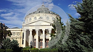 The Romanian Athenaeum - beautiful concert hall in Bucharest