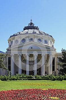 The Romanian Athenaeum in Bucahrest,Romania