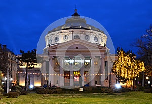 Romanian Athenaeum, Bucharest photo