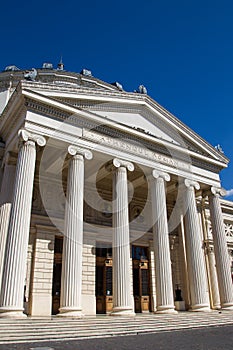 Romanian Athenaeum in Bucharest, Romania