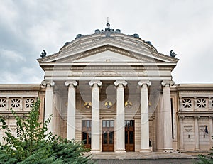 Romanian Athenaeum in Bucharest, Romania