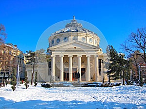 Romanian Athenaeum, Bucharest, Romania photo