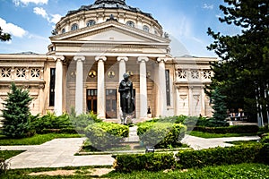 Romanian Athenaeum, concert hall in the center of Bucharest