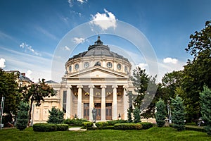 Romanian Athenaeum, concert hall in the center of Bucharest