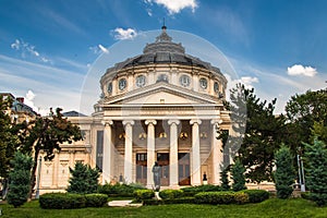 Romanian Athenaeum, concert hall in the center of Bucharest