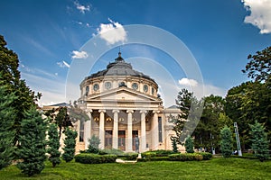 Romanian Athenaeum, concert hall in the center of Bucharest