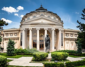 Romanian Athenaeum, concert hall in the center of Bucharest