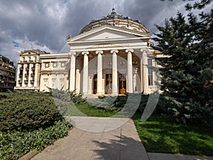 Romanian Atheneum (Ateneul Roman) in Bucharest, Romania