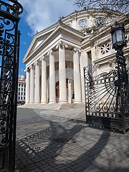 Romanian Atheneum (Ateneul Roman) in Bucharest, Romania