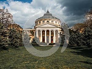 Romanian Atheneum (Ateneul Roman) in Bucharest, Romania