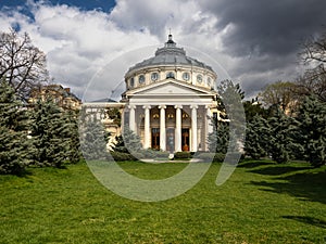 Romanian Atheneum (Ateneul Roman) in Bucharest, Romania