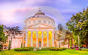 Romanian Atheneum, Bucharest landmark