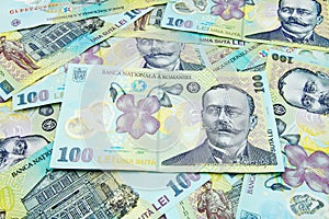Romanian banknotes photo
