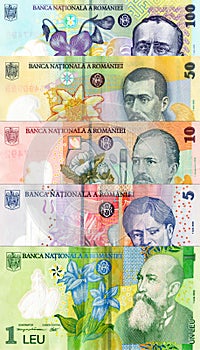 Romanian banknotes