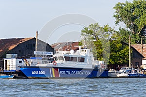 Romanian border police patrol vessel