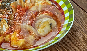 Romanian Braised fish.