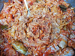 Romanian cabbage rolls - sarmale