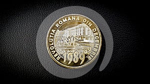 2019 Commemorative 50 Romanian Cent Coin 20yrs since 1989 Revolution photo