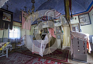Romanian church interior