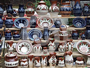 Romanian clay pots