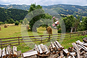 Romanian country landscape