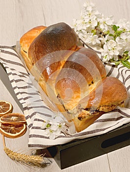 Romanian Easter bread â€“ Cozonac on Table