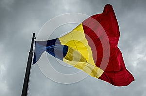 Romanian flag in Alba Carolina Fortress