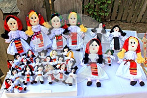 Romanian handmade dolls