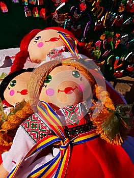 Romanian handmade trinkets dolls - the arrival of spring