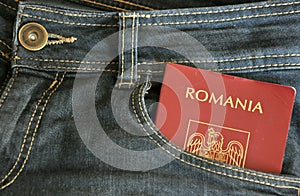 Romanian immigration concept